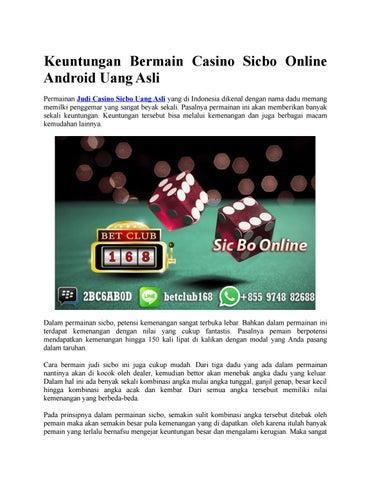 Agen Sicbo Uang Asli Terpercaya
